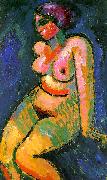 Alexei Jawlensky Seated Female Nude oil painting reproduction